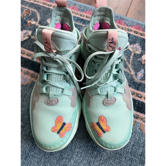 ADIDAS Mens Clear Mint Harden Vol. 5 Futurenatural Support Basketball Sneakers 6 - Picture 9 of 12